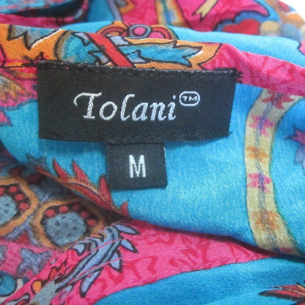 TOLANI Silk Kimono Size M - Picture 2 of 12